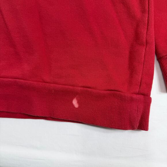 Wisconsin Badgers Hoodie Men's XL Under Armour Pullover Red College Sweatshirt - Picture 7 of 9